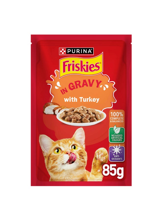 Friskies - Turkey in gravy 85grams - Image 1