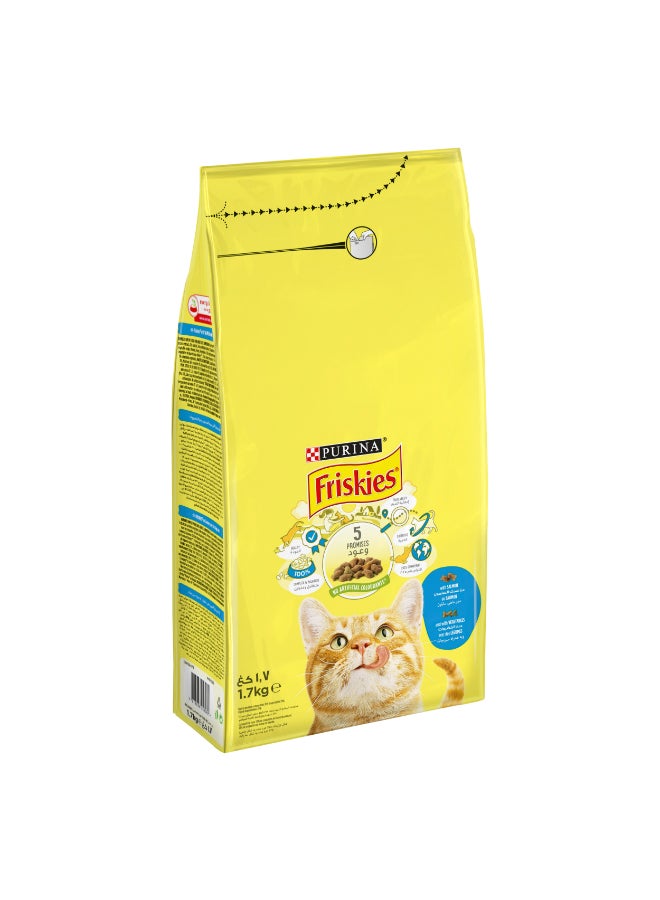 Friskies Cat Salmon & Vegetables 1.7kg 