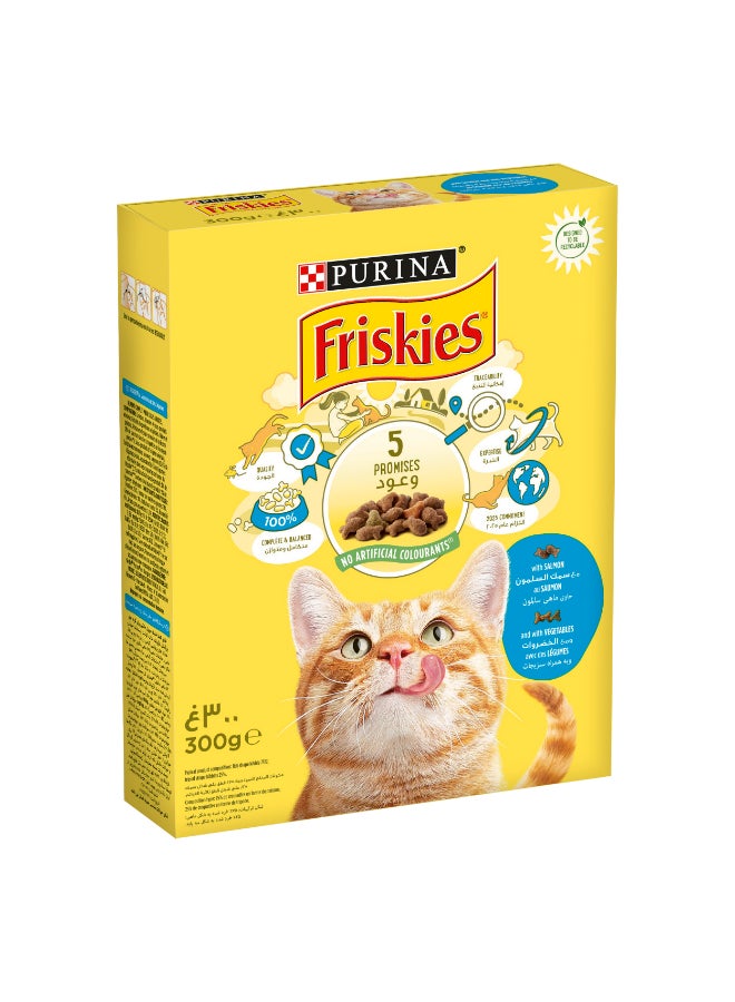 Friskies Cat Salmon & Vegetables 300grams 