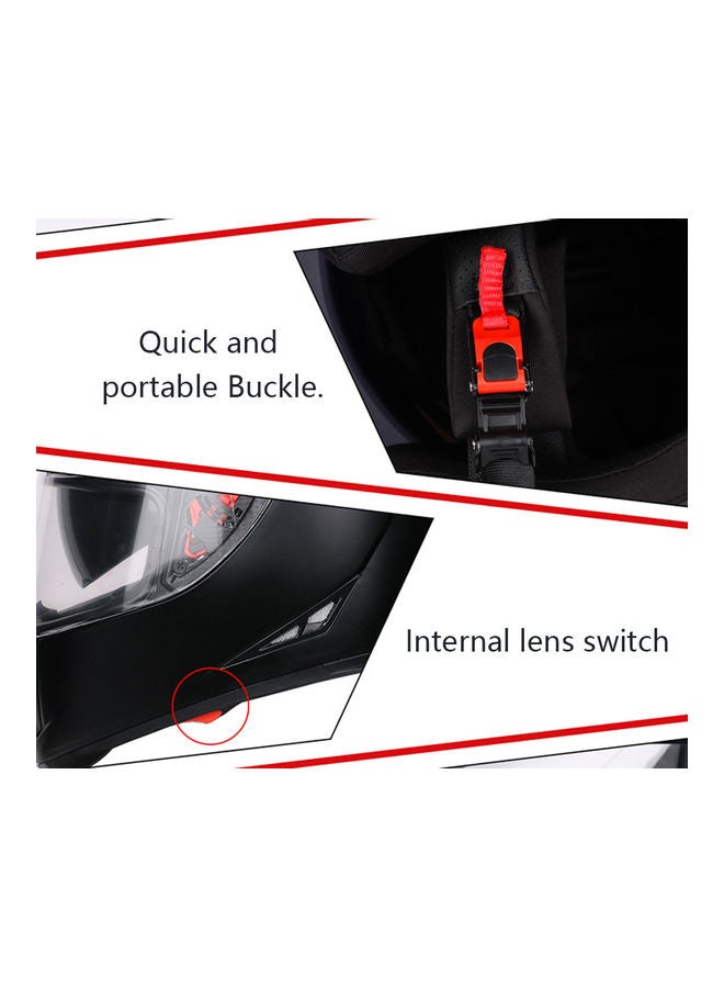 Full Cover Motorcycle Racing Helmet - Image 4