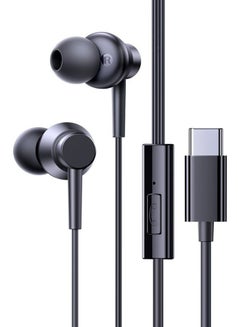 Baseus Baseus Encok CZ11 Type-C Wired Headphone, USB-C In-Ear Earphone with Mic - Black Black  - Image 1