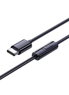 Baseus Baseus Encok CZ11 Type-C Wired Headphone, USB-C In-Ear Earphone with Mic - Black Black  - Image 4