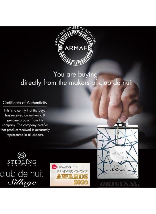 Armaf Club De Nuit Sillage EDP 105ml - Image 4
