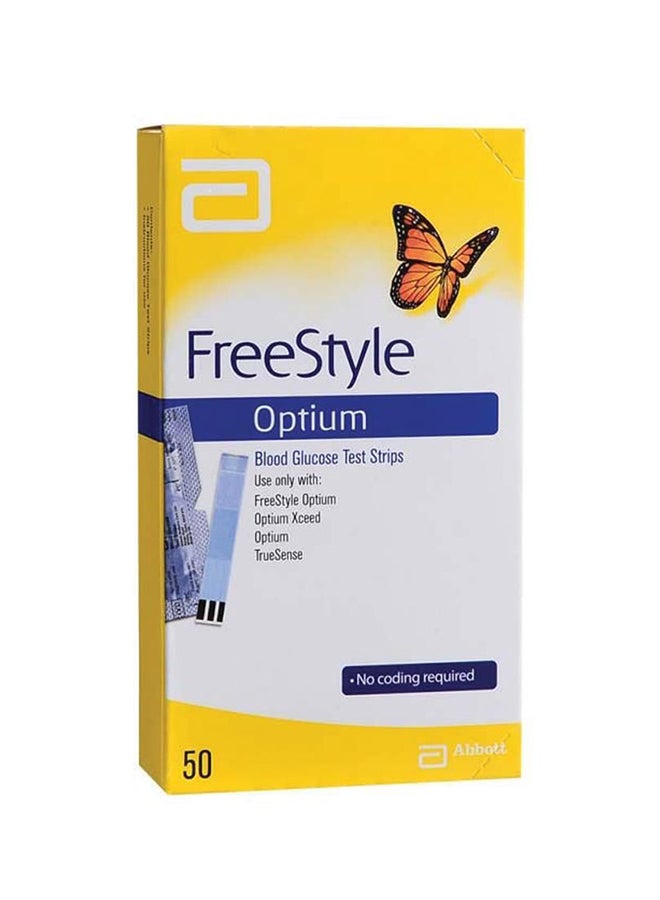 Freestyle Pack Blood Glucometer Test Strips 50 
