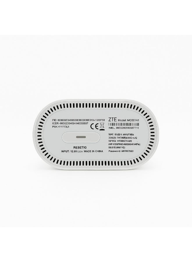STC 5G Router with High Speed Up to 3600 Mbps, Wi-Fi6, AX1800, Supports All Networks, The Latest Version of The E-SIM System - MC801A1 | White - Image 3