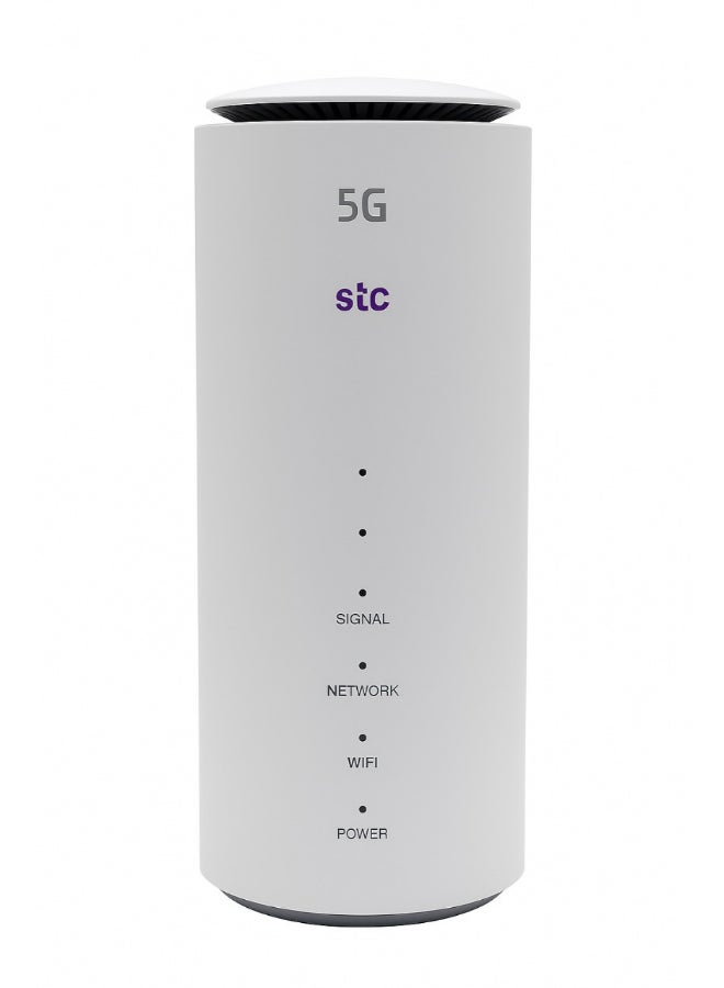 STC 5G Router with High Speed Up to 3600 Mbps, Wi-Fi6, AX1800, Supports All Networks, The Latest Version of The E-SIM System - MC801A1 | White - Image 1