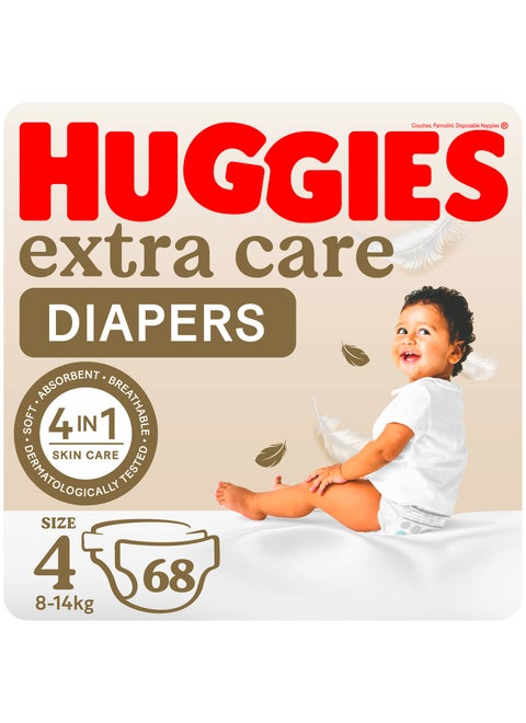 Extra Care Diapers Size 4 8 -14 kg Jumbo Pack