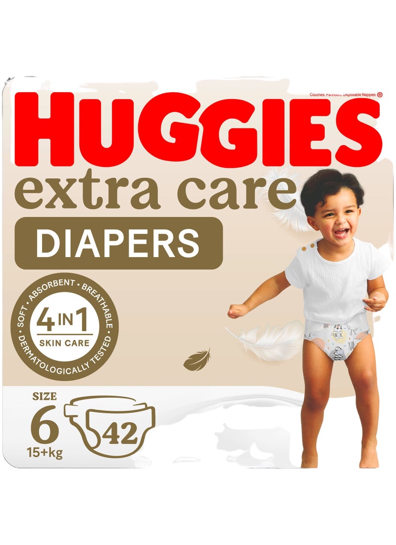 Huggies Extra Care Size 6 15+ kg Jumbo Pack  - Image 1
