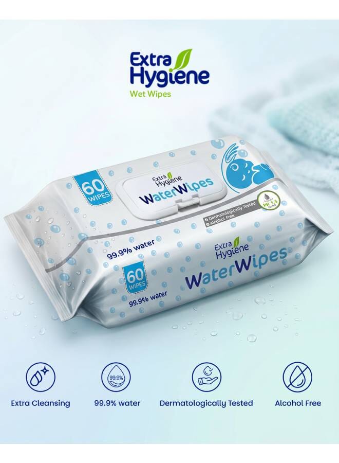هاي جين مناديل مبللة للمياه، 60 قطعة - Image 1