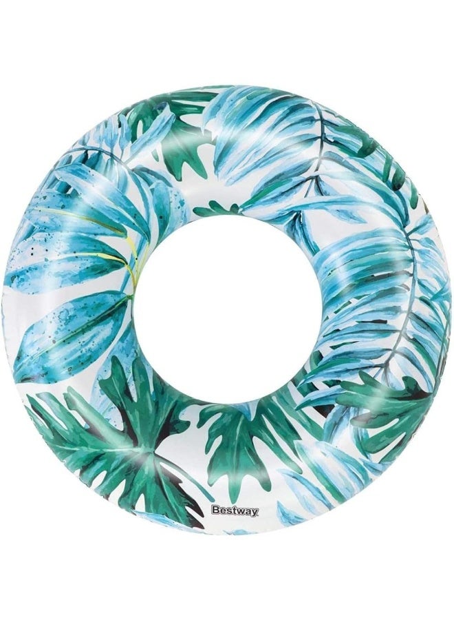 Tropical Palms Inflatable Swim Ring Tube 20.00cm