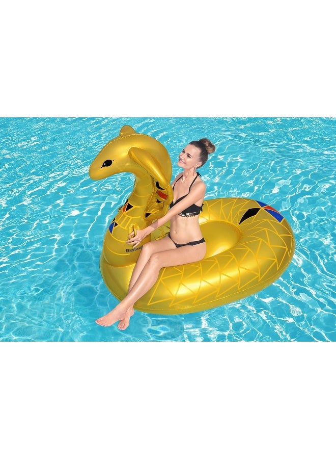 Bestway Golden Cobra Island Ride-On Pool Float 180cm 180cm - Image 2