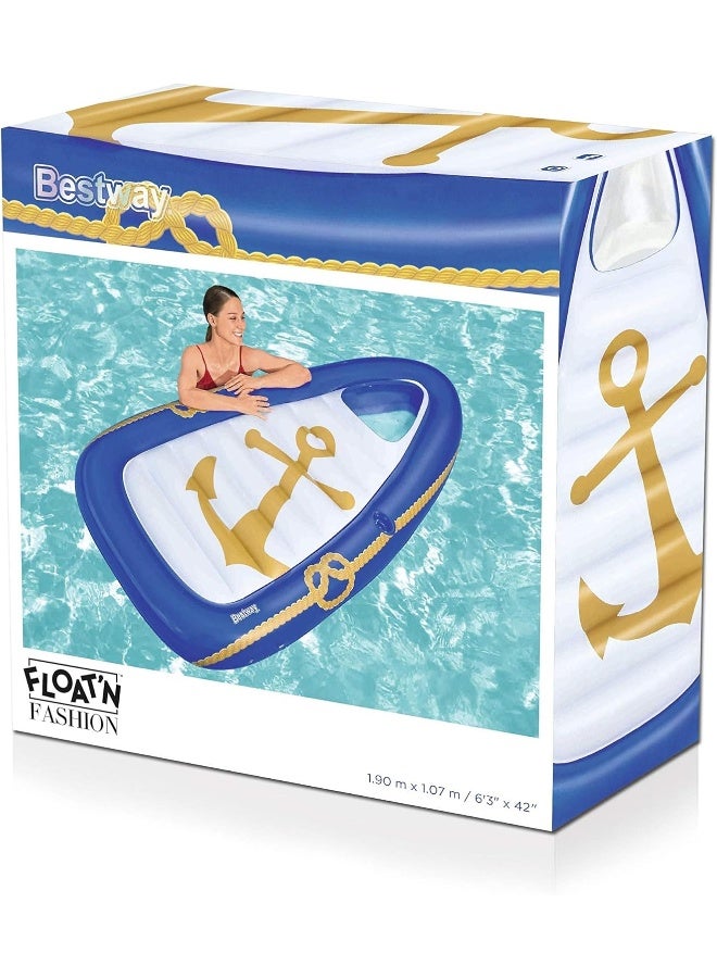 Bestway Nautical Paradise Boat Float 190x107cm - Image 3