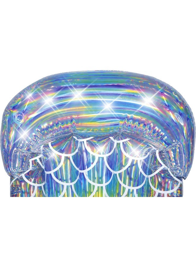 Iridescent Mermaid Tail Lounge 193X 193x101cm