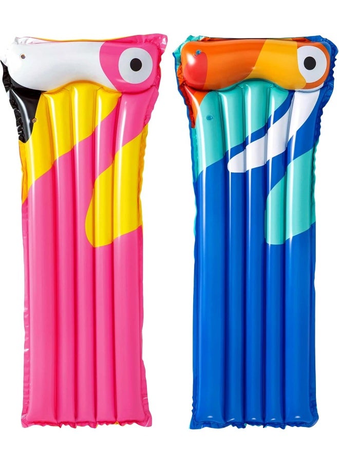 Bestway Tropical Bird Airmat 1.83m x 76cm 183 x76cm - Image 1