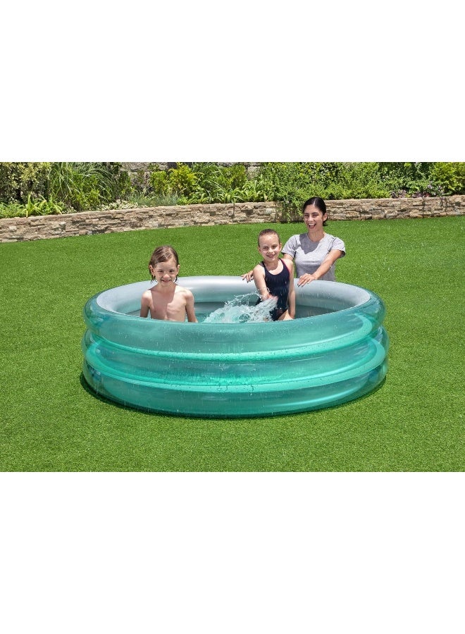 Bestway 67" x H21" Big Metallic 3-Ring Pool 170x53cm - Image 4