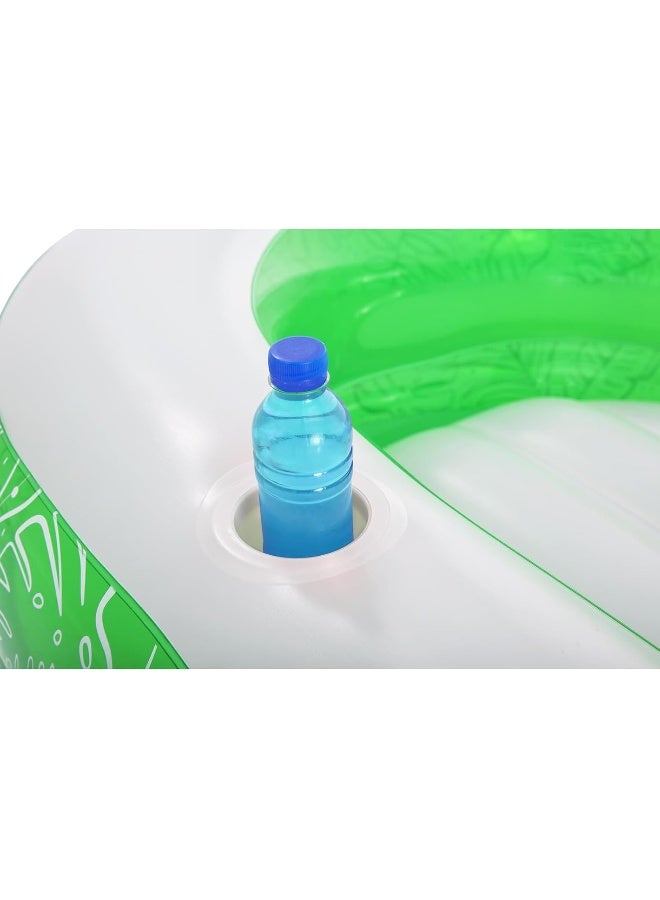 Bestway 7'7" X 7'7" X 20" Tropical Paradise Family Pool 231x231x51cm - Image 4