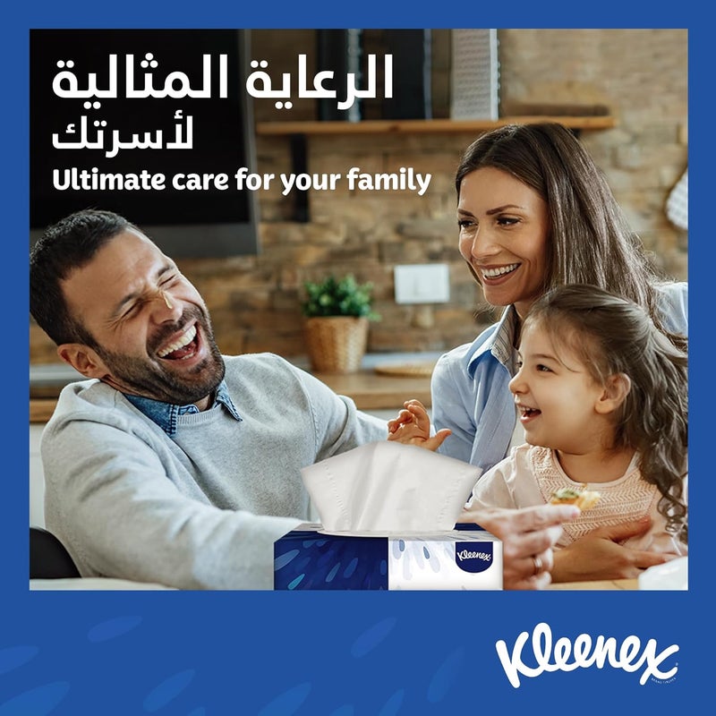 مجموعة مناديل وجه الأصلية بطبقتين من 10 قطع أزرق - Image 5