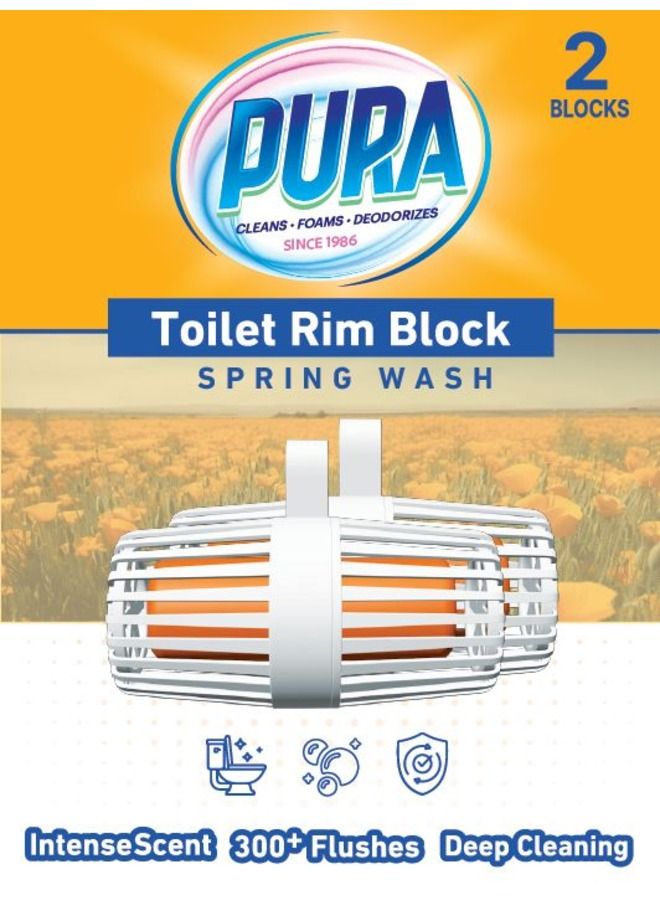 بيورا عبوتا منظف ومعطر للمرحاض برتقالي - Image 1