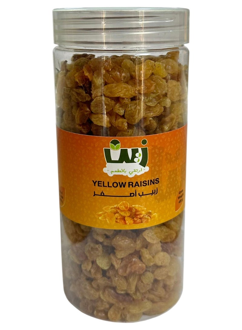 Zain Yellow Raisins 400grams - Image 1