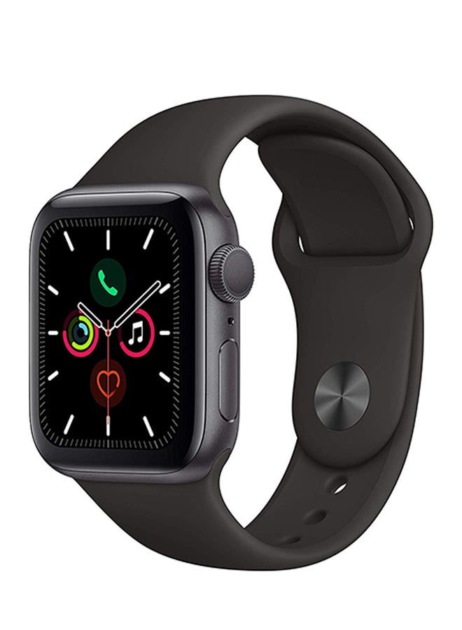 Renewed - Watch Series 5-40mm GPS + Cellular Space Grey Aluminium Case With Black Sport Band