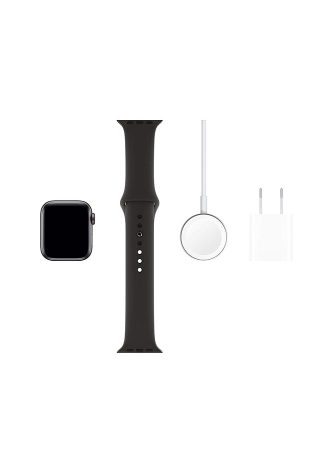 Renewed - Watch Series 5-40mm GPS + Cellular Space Grey Aluminium Case With Black Sport Band