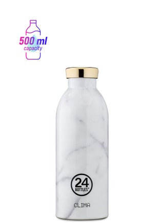 Double Walled Stainless Steel Water Bottle White/Gold - pnsku/N44117137A/45/_/1747911383/7019bad9-97b5-46ef-9d52-7319792d9644
