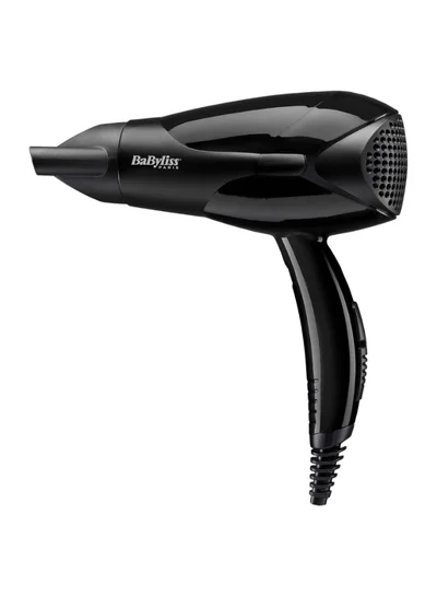 babyliss Powerlight 2000 Dryer, Lightweight And Powerful 2000W Dryer With Quick Drying Time, 2 Heat And 2 Speed Control, Easy To Handle And Efficient And Customizable Settings, D212Sde Black