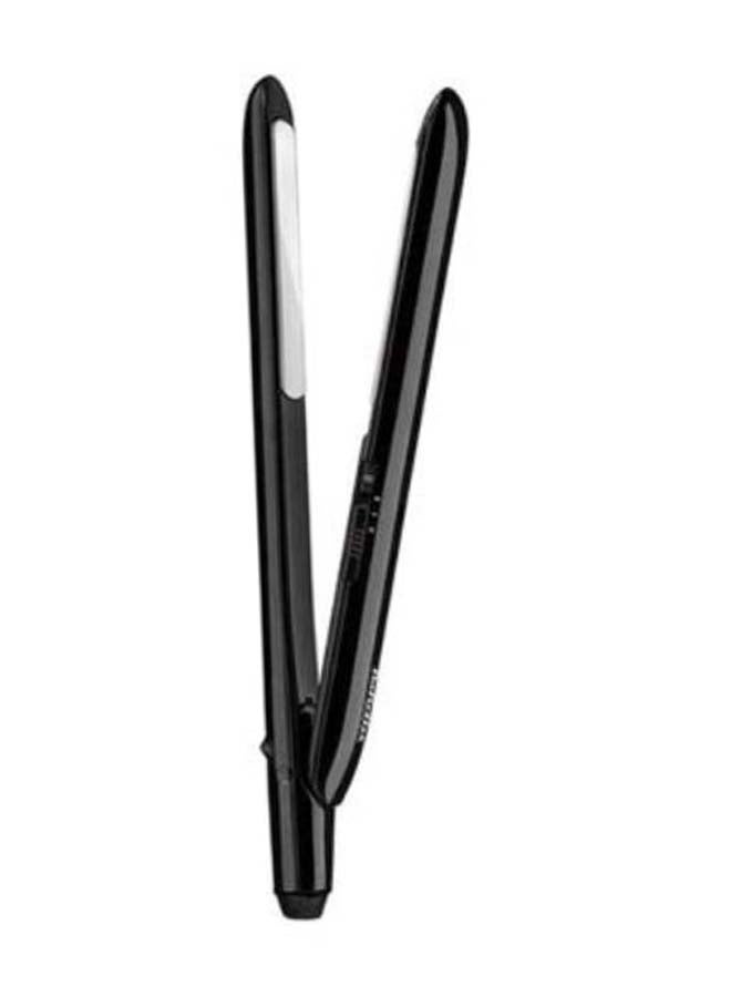 babyliss - Smooth Glide 230 Hair Straightener | Fast Heat Up Ceramic Coated Plates For Rapid Results | 2 Digital Temp Settings 200°C - 230°C | Breathe Easy With Auto Shut Off Function | ST240SDE Black/Silver - Image 1