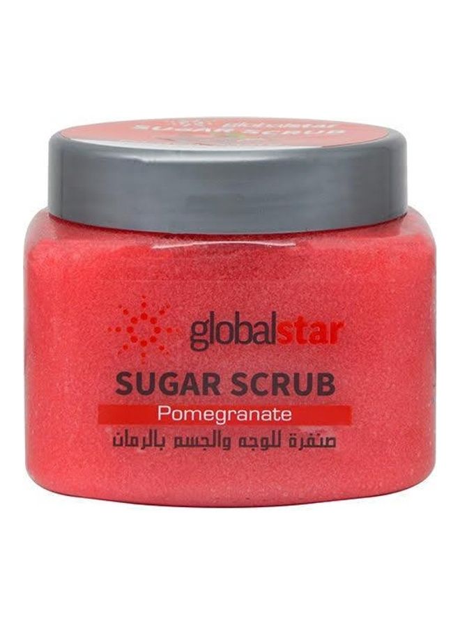 globalstar Face and  Body Sugar Scrub With Pomegranate 600ml - Image 1