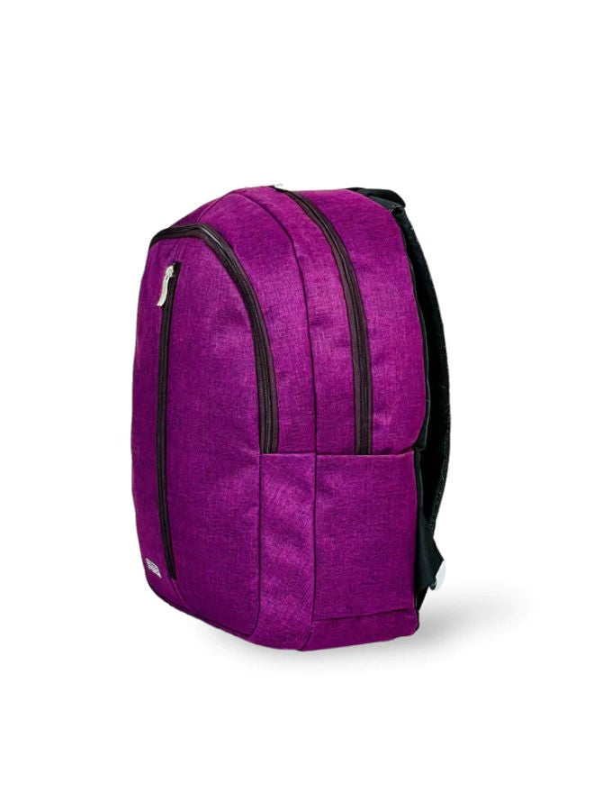 FORCE - Logo Printed Backpack Dark Purple - Image 1
