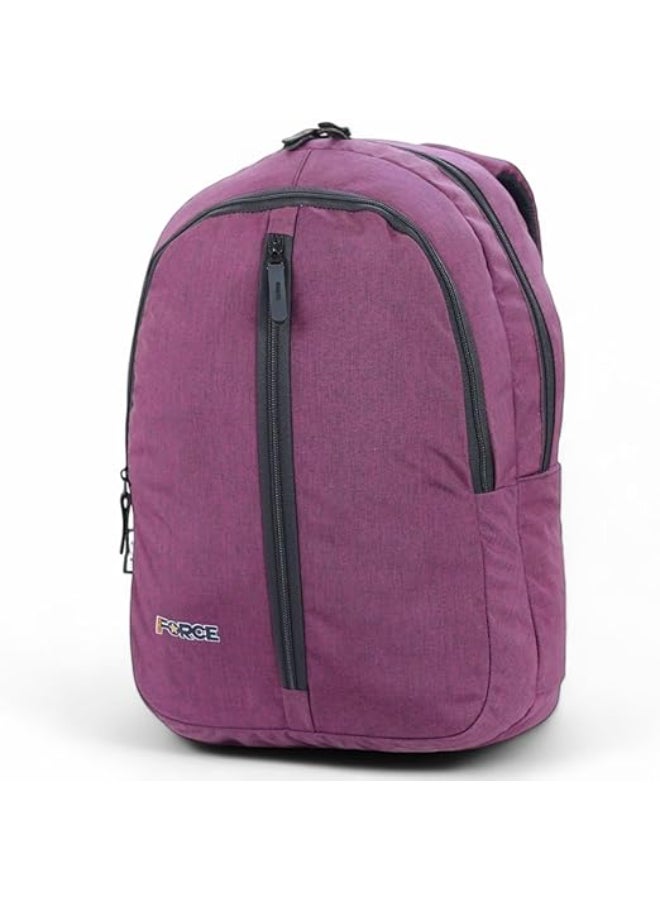 FORCE Logo Printed Backpack Dark Purple  - Image 2