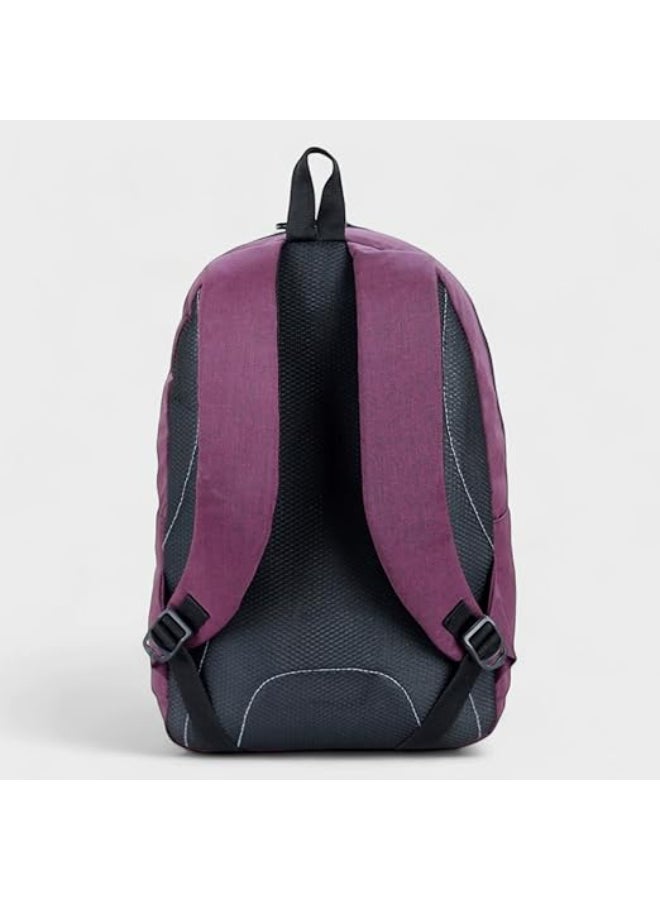 FORCE Logo Printed Backpack Dark Purple  - Image 4