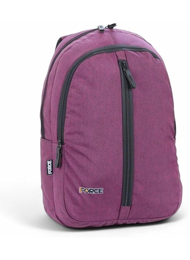 FORCE Logo Printed Backpack Dark Purple  - Image 3