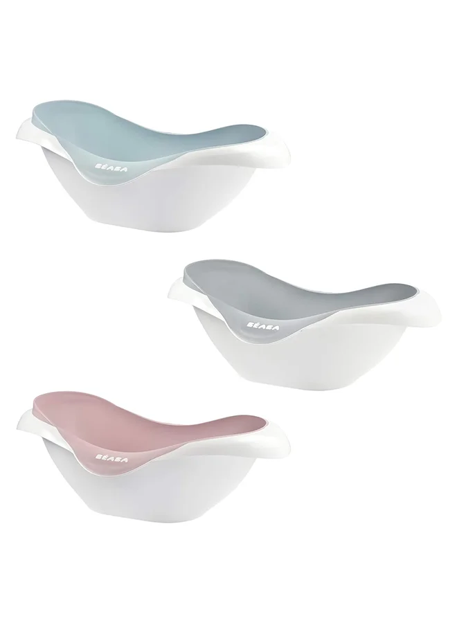 BEABA Baby Bathnon - Slip And Comfortable Ergonomic And Multi - Functional Soft And Flexible Material Drain Plug Camele Made In Francepink