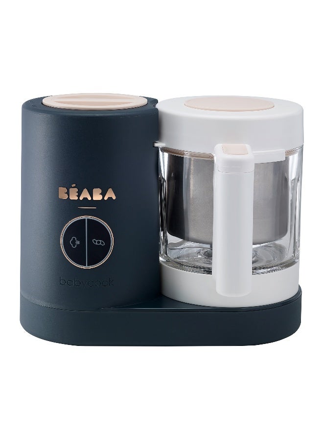 Beaba Babycook Neo 4-in-1 Baby Food Maker, Steam, Blend, Reheat and Defrost, Eco-Friendly Glass Bowl, 1250ml Capacity, BPA-Free, Night Blue Color - Image 2
