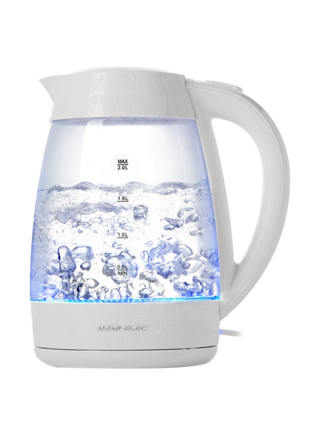 ALSAIF-ELEC Reval Electric Kettle 2 L 2200 W E03213/WH White  - Image 1