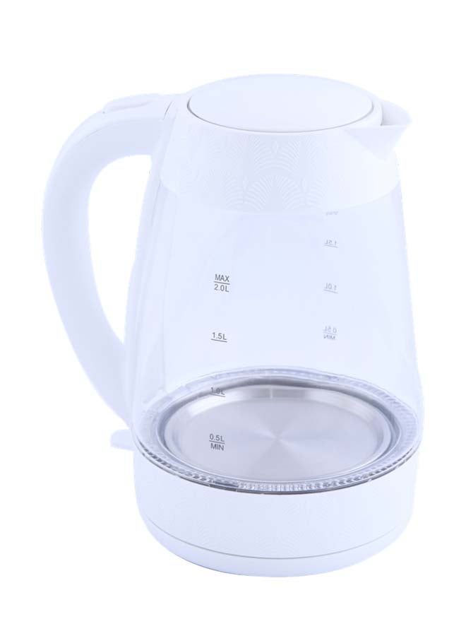 ALSAIF-ELEC Reval Electric Kettle 2 L 2200 W E03213/WH White  - Image 5