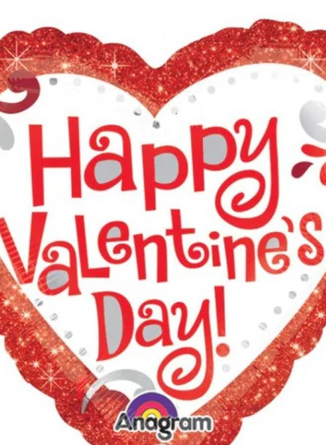 Anagram Glitter Jumbo Foil Balloon - Image 2