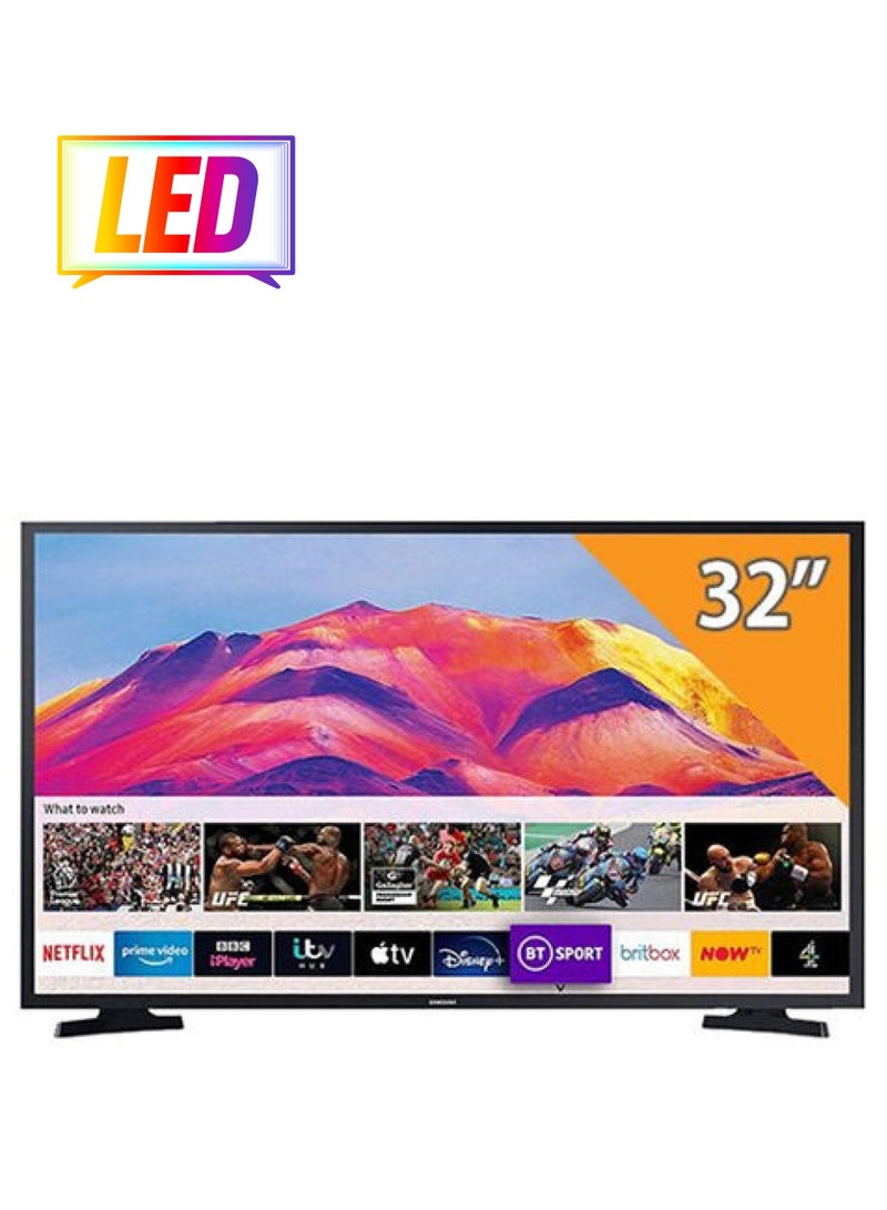 Samsung 32-Inch 1366x768 HD Smart TV With Built In Receiver with wall mount UA32T5300 Black - Image 1