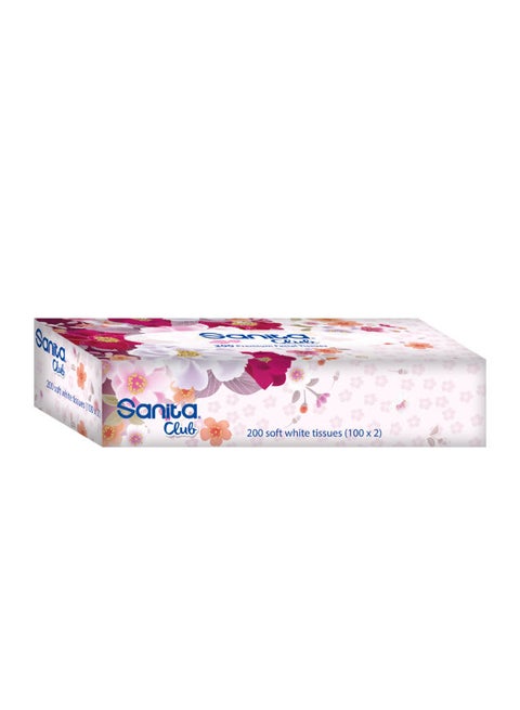Soft Facial Tissues - 200 sheet White