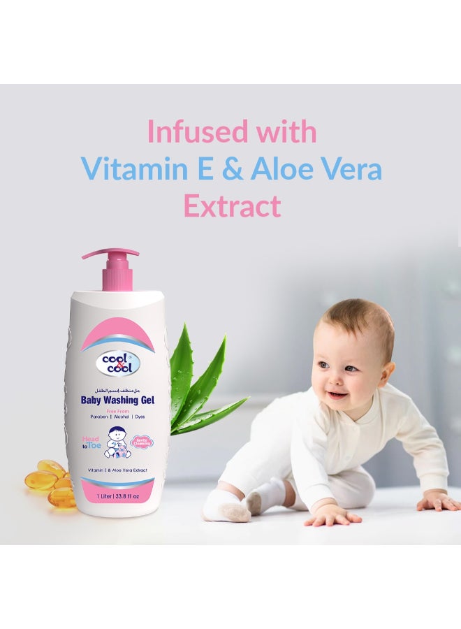 Cool & Cool - Baby Washing Gel 1L - Image 1