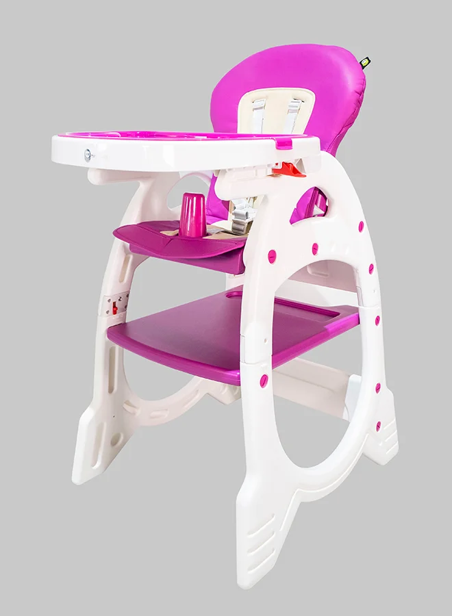 mini panda Triune Deluxe Convertible Highchair, Pink