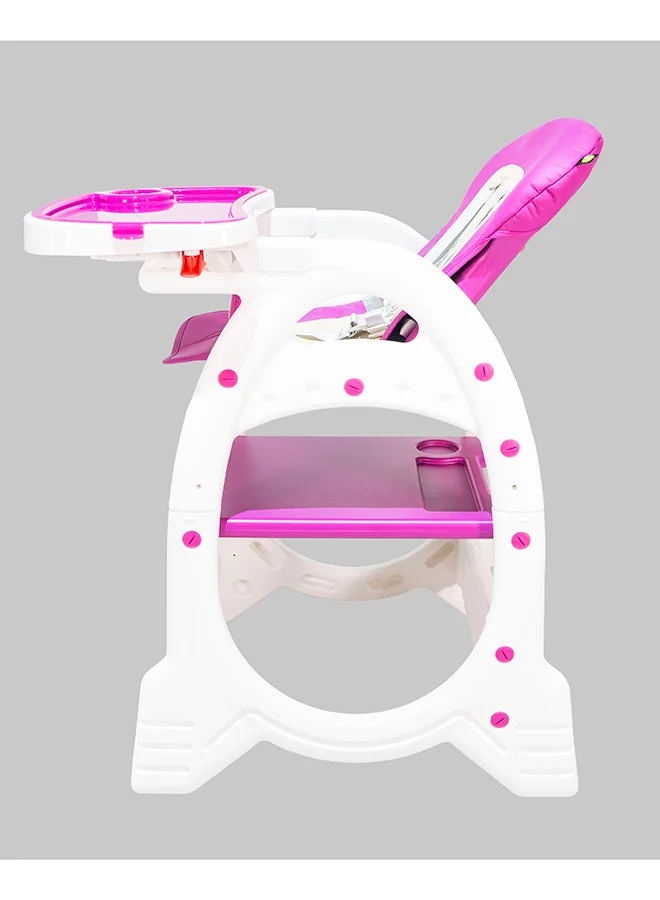 mini panda Triune Deluxe Convertible Highchair, Pink