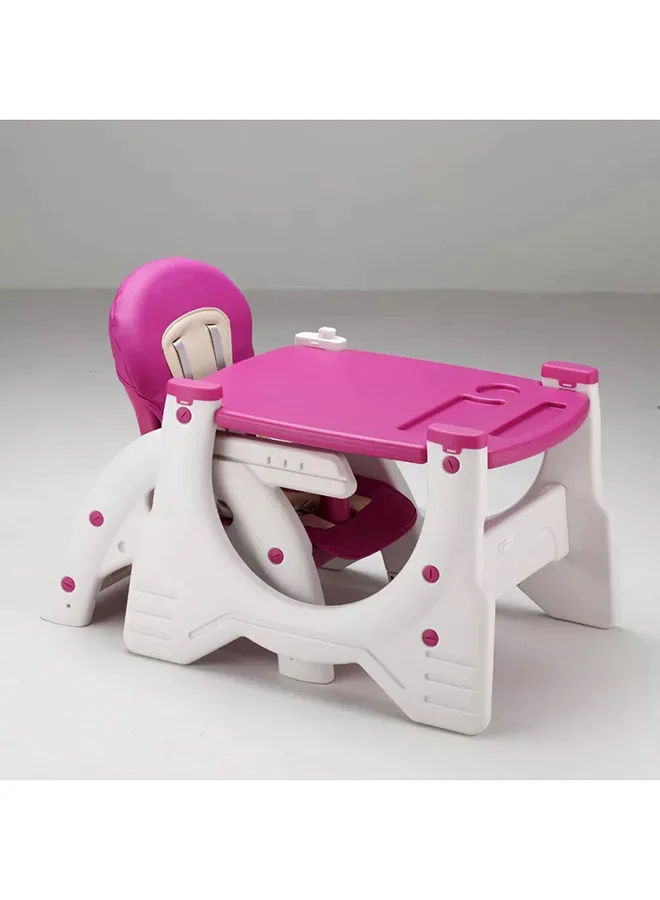 mini panda Triune Deluxe Convertible Highchair, Pink