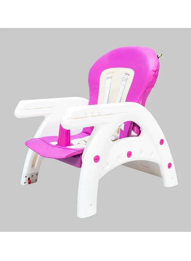 mini panda Triune Deluxe Convertible Highchair, Pink