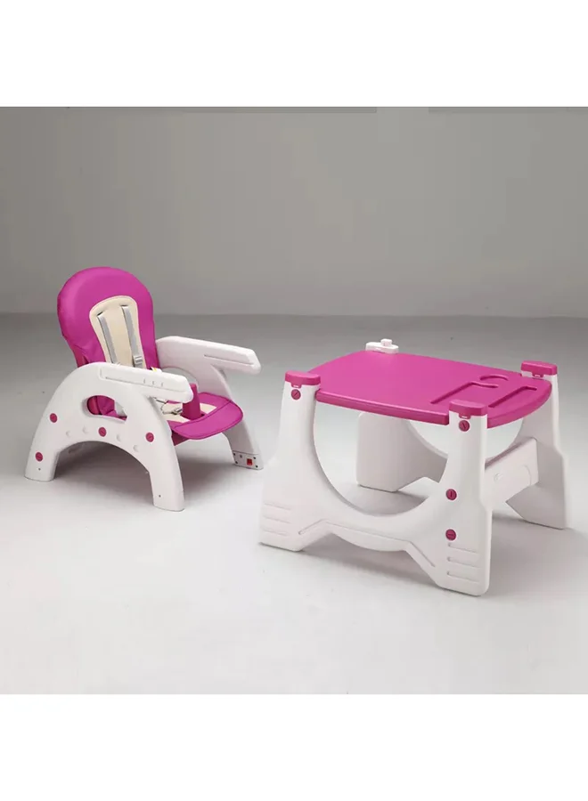 mini panda Triune Deluxe Convertible Highchair, Pink