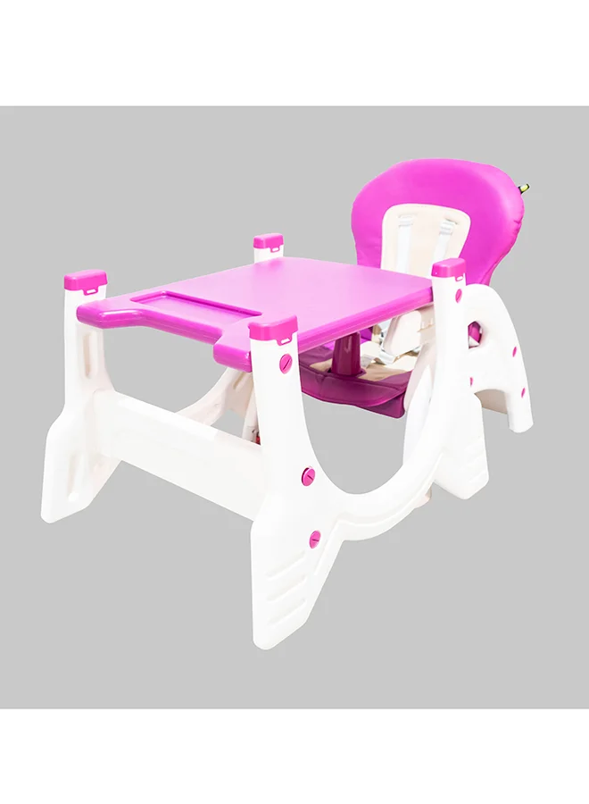mini panda Triune Deluxe Convertible Highchair, Pink