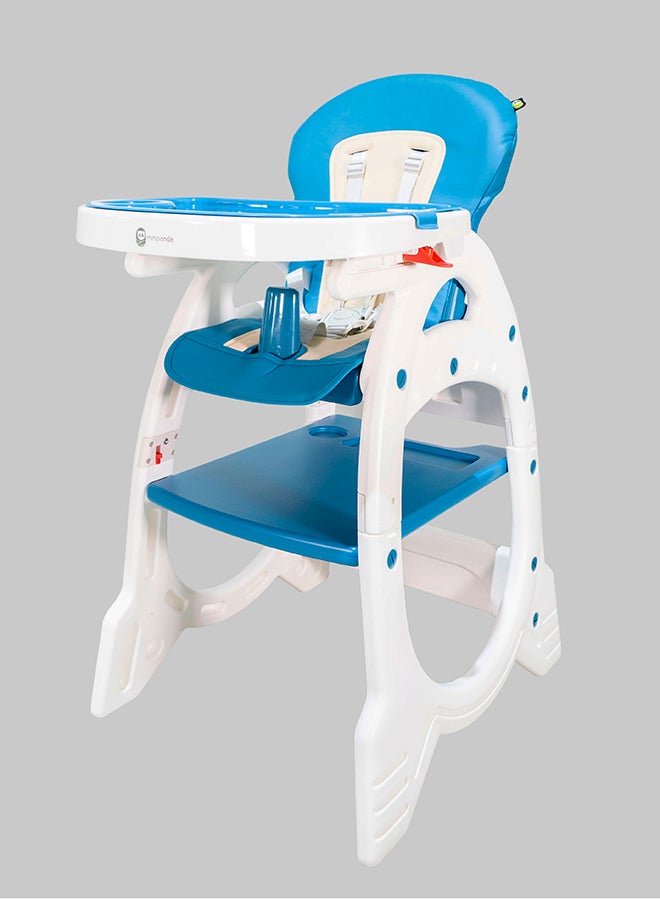 mini panda Triune Deluxe Convertible Highchair, Royal Blue  - Image 3