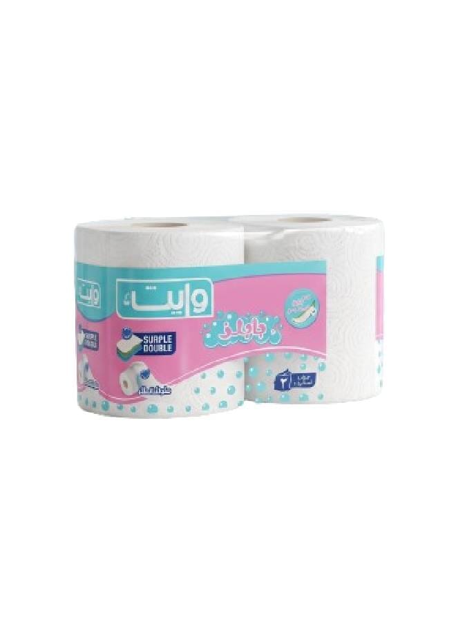 Triple  Toilet Rolls Bubbles - 2 Roll 3 Ply White