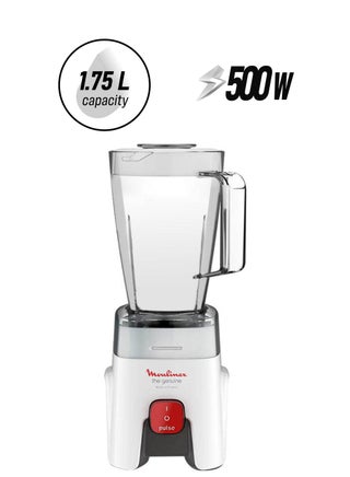 Genuine Blender with grinder & grater, Plastic Jug, Made in France 1.75 L 500 W LM242B27 White/Clear - pnsku/N44225654A/45/_/1746519941/491764d0-5a79-4a9d-bdb4-3a74423740b8